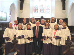  Patrick Bell with the Cantorum Choir