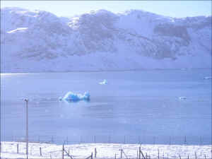 Narsak: View from Genevieve's hotel window