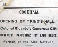 Headlines from Maidenhead Advertiser 1911